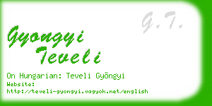 gyongyi teveli business card